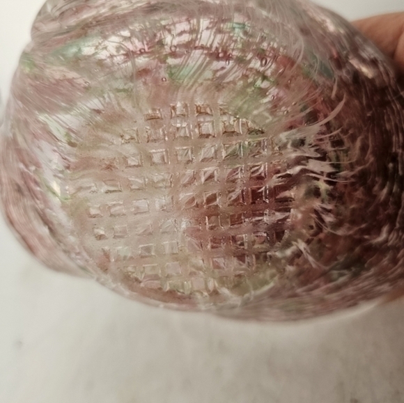 Vintage swan glass end of day trinket dish, approximately measures 6" x 5". - Picture 3 of 5